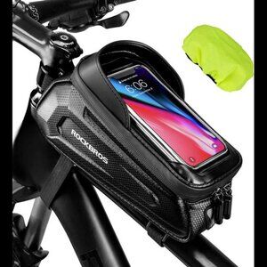Bike Bag Phone Mount Bag Bicycle Accessories Pouch, Waterproof Bike Phone Holder